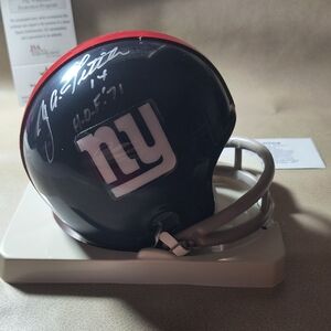Autographed New York Giants Mini Helmet